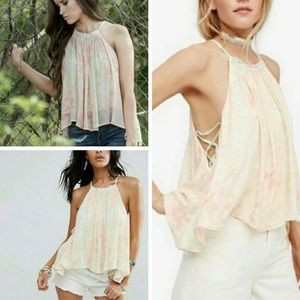 NWT Lovers + Friends Free People Season In The Sun Tank
